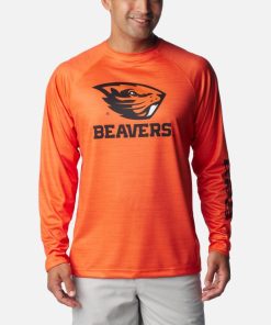 Columbia-Mens Collegiate PFG Terminal Tackle™ Heather Long Sleeve Shirt – Oregon State-2054981_OSU-columbia boots