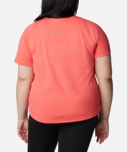 Columbia-Womens Summit Valley™ Short Sleeve Crew – Plus Size-2072543-columbia rain gear 2