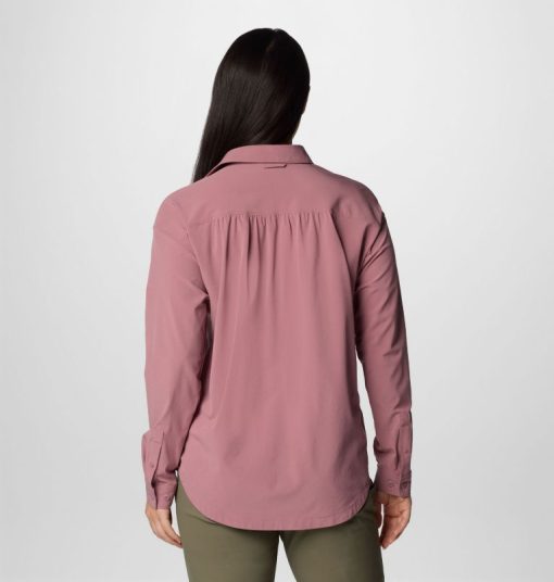 Columbia-Womens Boundless Trek™ Layering Long Sleeve Shirt II-2101611-columbia winter jacket - Image 2