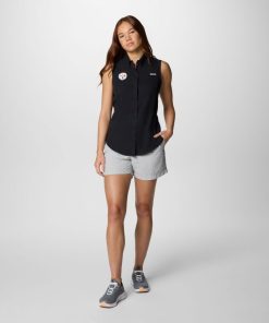 Columbia-Womens PFG Tamiami™ Sleeveless Shirt – Pittsburgh Steelers-OCS0272_PS-columbia pfg shirts 2