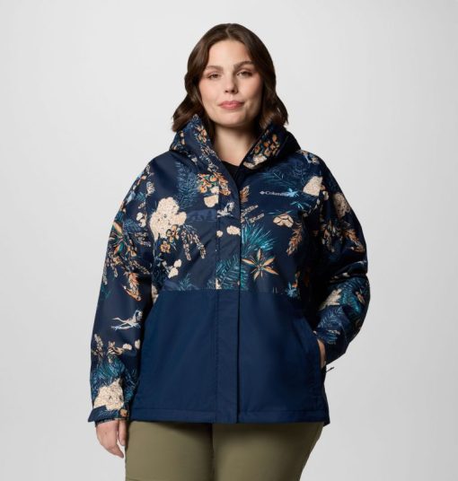 Columbia-Womens Hikebound™ Printed Jacket - Plus Size-2116332-columbia jackets