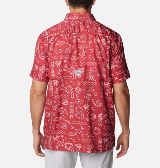 Columbia-Mens Collegiate PFG Super Slack Tide™ Shirt - Alabama-1892201_ALA-columbia jacket - Image 2