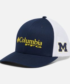 Columbia-PFG Mesh Snap Back™ Ball Cap – Michigan-1892241_UM-womens columbia jacket