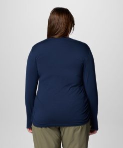 Columbia-Womens Leslie Falls™ Long Sleeve Shirt – Plus Size-2033372-columbia jackets 2