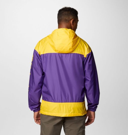 Columbia-Mens Collegiate Flash Challenger™ II Windbreaker - LSU-2097471_LSU-columbia hat - Image 2