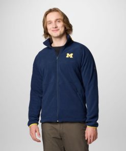 Columbia-Mens Collegiate Flanker™ IV Fleece Jacket – Michigan – Tall-2096843_UM-columbia pfg shirts