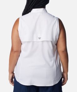 Columbia-Women’s PFG Tamiami™ Sleeveless Shirt – Plus Size-1547182-columbia promo code 2