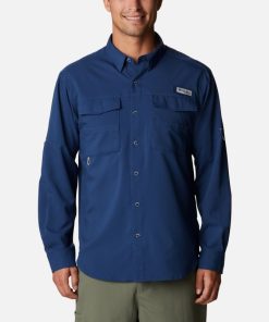 Columbia-Mens PFG Blood and Guts™ IV Woven Long Sleeve Shirt-1928961-columbia mens jacket