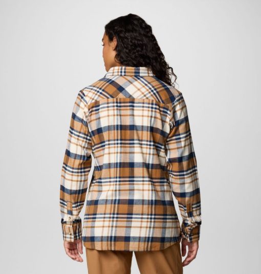 Columbia-Womens Calico Basin™ Flannel Long Sleeve Shirt-2052431-columbia winter jacket - Image 2