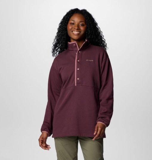 Columbia-Womens Hart Mountain™ Half Snap Tunic-2097531-columbia fleece