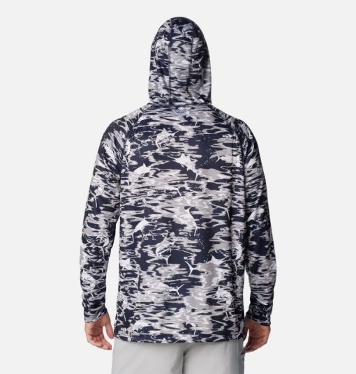 Columbia-Mens PFG Super Terminal Tackle™ Hoodie - Dallas Cowboys-1954451_DC-mens columbia jacket - Image 2