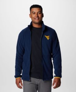 Columbia-Mens Collegiate Flanker™ IV Fleece Jacket – West Virginia – Tall-2096843_WV-columbia ski jacket