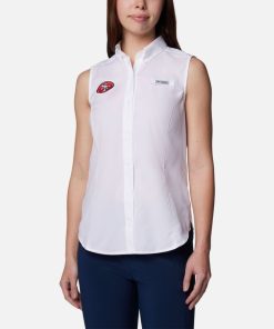 Columbia-Womens PFG Tamiami™ Sleeveless Shirt – San Franscisco 49ers-OCS0272_SF-columbia hoodie