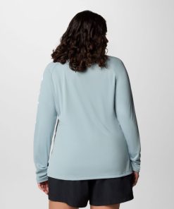 Columbia-Womens PFG Tidal Tee™ II Long Sleeve Shirt – Plus Size-1577663-columbia stores near me 2