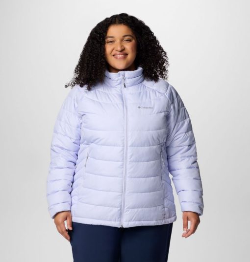 Columbia-Womens Powder Lite™ II Full Zip Jacket - Plus Size-2089452-columbia puffer jacket