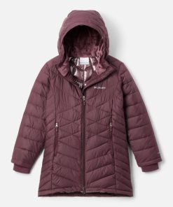 Columbia-Girls Heavenly™ II Hooded Long Jacket-2089981-columbia rain gear