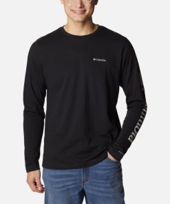 Columbia-Mens Thistletown Hills™ Long Sleeve Logo T-Shirt-2031091-columbia mens jacket