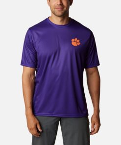 Columbia-Mens Collegiate PFG Terminal Tackle™ Short Sleeve Shirt – Clemson-1990181_CLE-columbia mens jacket