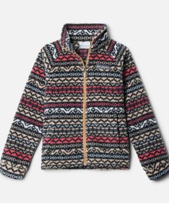 Columbia-Girls Benton Springs™ II Printed Fleece Jacket-1618281-columbia coats for men