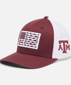 Columbia-PFG Mesh™ Fish Flag Ball Cap – Texas A&M-1913151_TAM-columbia jacket women