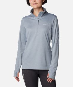 Columbia-Womens Park View™ Grid Half Zip Fleece Pullover-1959701-columbia sweater