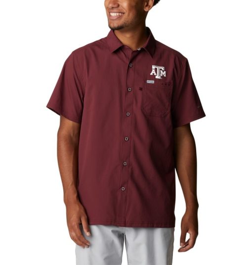 Columbia-Mens Collegiate PFG Slack Tide™ Camp Shirt - Texas A&M-1958291_TAM-columbia pfg shirts