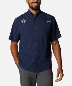 Columbia-Mens PFG Tamiami™ Short Sleeve Shirt – Dallas Cowboys-1277021_DC-columbia sportswear men’s jackets