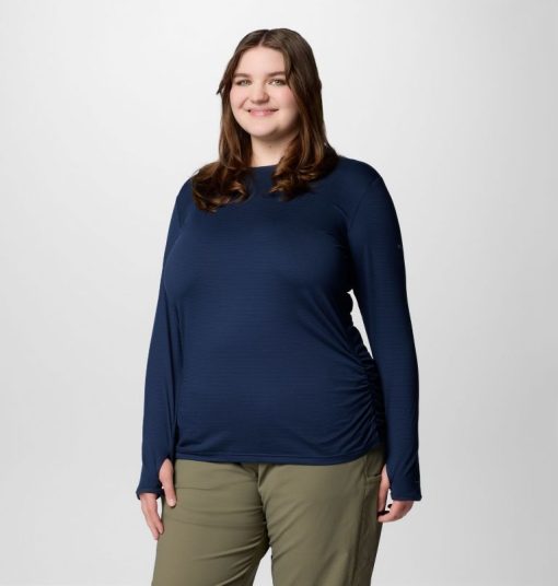 Columbia-Womens Leslie Falls™ Long Sleeve Shirt - Plus Size-2033372-columbia jackets