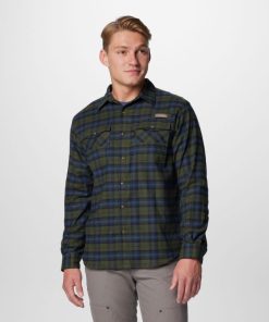 Columbia-Mens PHG Roughtail™ Stretch Flannel Long Sleeve Shirt-2012821-columbia rain gear