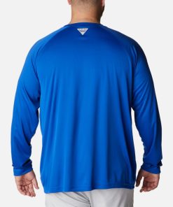 Columbia-Mens Collegiate PFG Terminal Tackle™ Long Sleeve Shirt – Big – Kentucky-1892212_UK-columbia fishing shirts 2