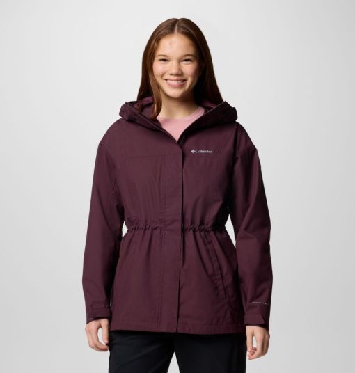 Columbia-Womens Hikebound™ II Long Jacket-2113901-columbia rain gear