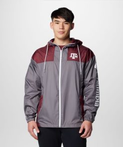 Columbia-Mens Collegiate Flash Challenger™ II Windbreaker – Texas A&M-2097471_TAM-columbia shoes