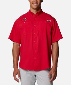 Columbia-Mens PFG Tamiami™ Short Sleeve Shirt – Tampa Bay Buccaneers-OCS0268_TBB-mens columbia jacket