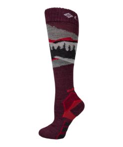 Columbia-Omni-Heat NW Mountain Range Midweight Ski Sock-DGU0287-columbia shirt 2