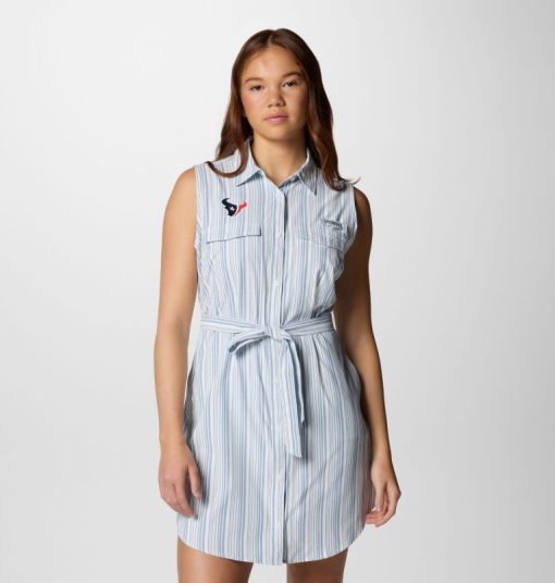 Columbia-Womens PFG Sun Drifter™ Woven Dress II - Houston Texans-OCS0273_HT-columbia stores near me