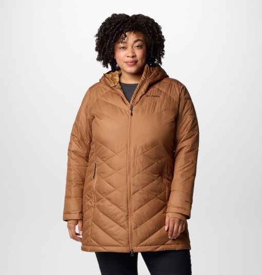 Columbia-Womens Heavenly™ Long Hooded Jacket - Plus Size-1738162-columbia sweatshirt