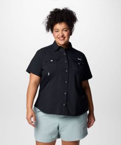 Columbia-Womens PFG Bahama™ Short Sleeve Shirt – Plus Size-2092992-columbia womens jacket