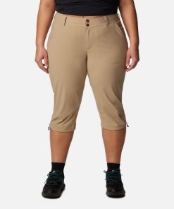 Columbia-Womens Saturday Trail™ II Knee Pants – Plus Size-1533763-columbia boots