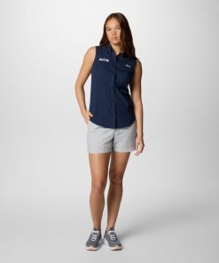 Columbia-Womens PFG Tamiami™ Sleeveless Shirt – Seattle Seahawks-OCS0272_SS-womens columbia jacket 2