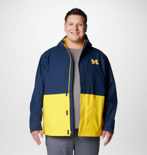 Columbia-Mens Collegiate Field Bound™ Jacket - Michigan - Big-2096822_UM-columbia raincoat