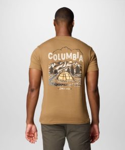 Columbia-Mens Camp Happy Graphic T-Shirt-HYB1625-columbia sportswear men’s jackets