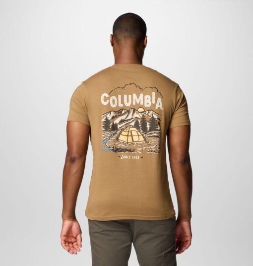 Columbia-Mens Camp Happy Graphic T-Shirt-HYB1625-columbia sportswear men's jackets