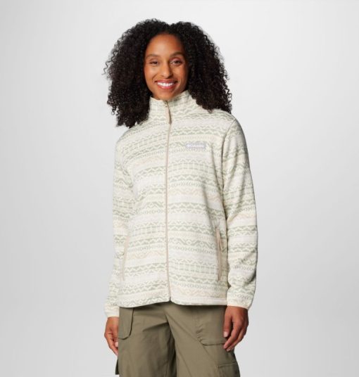 Columbia-Womens Sweater Weather™ Printed Full Zip Jacket-2085461-columbia ski jacket