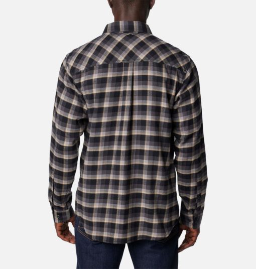 Columbia-Mens Collegiate Flare Gun™ Flannel Long Sleeve Shirt - Purdue-1561651_PD-columbia rain gear - Image 2