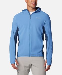 Columbia-Mens Spectre Ridge™ Full Zip Hooded Tech Fleece Jacket-2077431-columbia pfg shirts