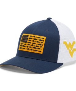 Columbia-PFG Mesh™ Fish Flag Ball Cap – West Virginia-1913151_WV-columbia mens jackets