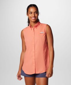 Columbia-Women’s PFG Tamiami™ Sleeveless Shirt-1547181-columbia mens jacket