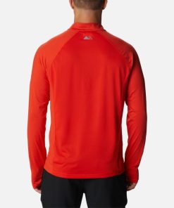 Columbia-Mens Endless Trail™ Half Zip Mesh Long Sleeve Shirt-2031671-columbia fleece jacket 2