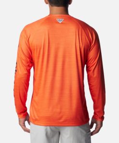 Columbia-Mens Collegiate PFG Terminal Tackle™ Heather Long Sleeve Shirt – Oregon State-2054981_OSU-columbia boots 2