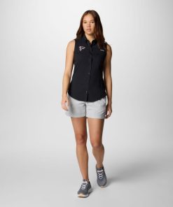 Columbia-Womens PFG Tamiami™ Sleeveless Shirt – Atlanta Falcons-OCS0272_AF-columbia pfg 2